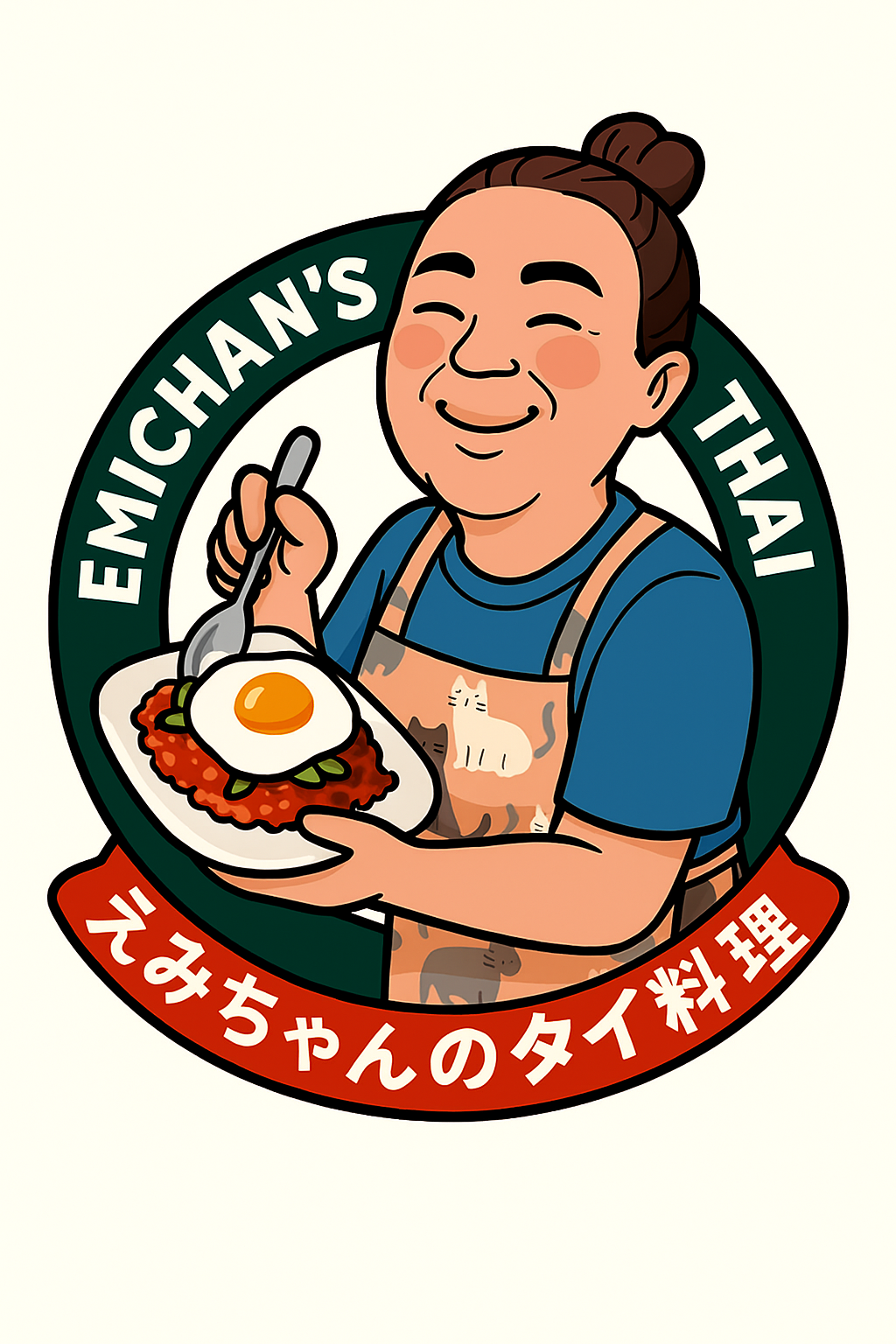 えみちゃんのタイ料理ロゴ